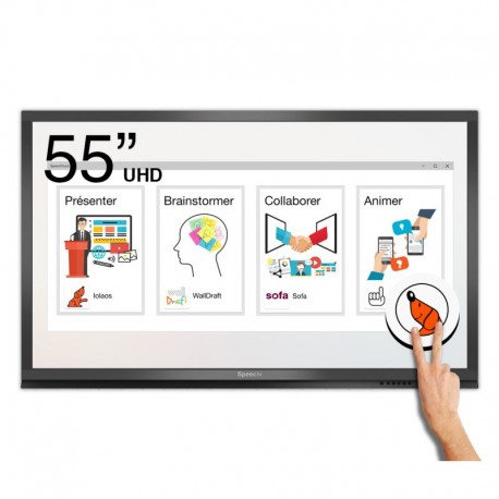 Ecran tactile interactif Android SpeechiTouch HD - 55 à prix Ergo