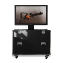 Flightcase motorisée pour écrans interactifs 55"