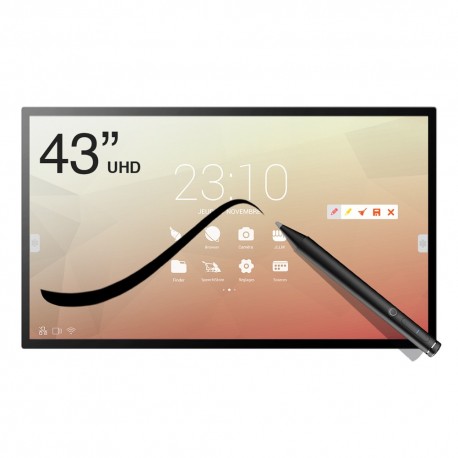 Ecran interactif tactile capacitif Android SpeechiTouch UHD - 65’’ 