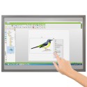 Interactief whiteboard met touchscreen, 10 contactpunten