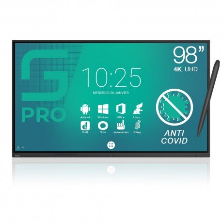  Pantalla interactiva táctil Android + Windows Alta Precisión SpeechiTouch Pro UHD - 86"