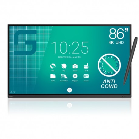 Ecran interactif tactile Android Haute Précision SpeechiTouch UHD - 65"