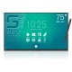 Ecran interactif tactile Haute Précision SuperGlass 2 Android SpeechiTouch UHD Pro - 75"