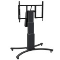 Support mobile motorisé pour écran orientable et ajustable en hauteur